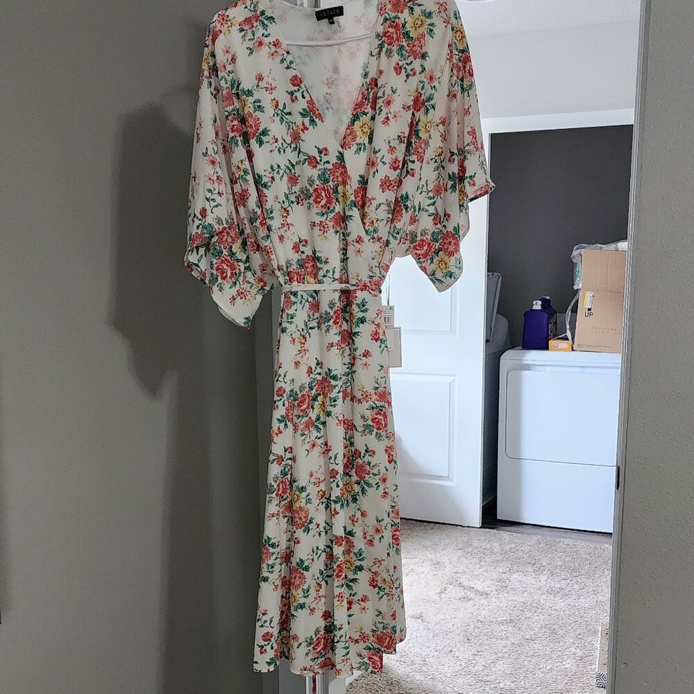 1.State floral wrap dress size 22w